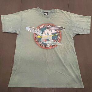 Vintage 1998 Single Stitch Star Trek Short Sleeve Tshirt Size‎ Large